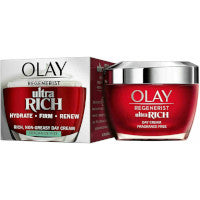 Olay Regenerist Ultra Rich Moisturiser Day Cream Fragrance Free - 50ml