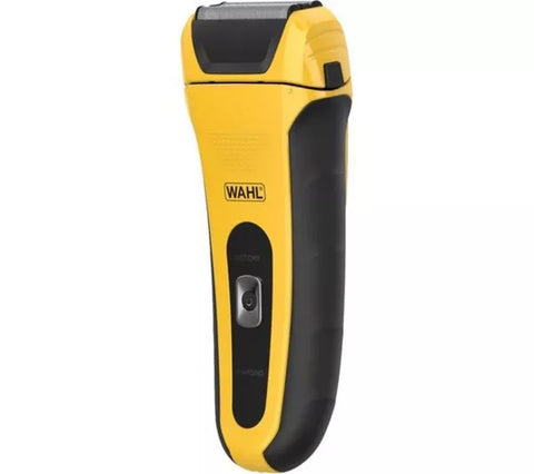 WAHL Lifeproof Wet &amp; Dry Foil Shaver Black &amp; Yellow