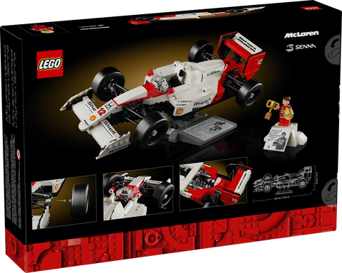 LEGO 10330 Icons McLaren MP4/4 & Ayrton Senna Set for Adults | Damaged Packaging