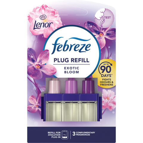 Febreze Air Freshener 3Volution Plug-In Refill Exotic Bloom 20ml | Clearance