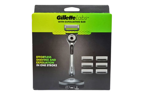 Gillette Labs with Exfoliating Bar - 7 Blades | Handle | Stand
