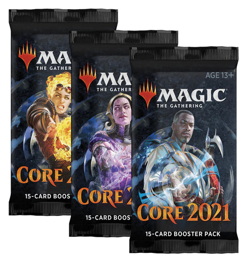 Magic The Gathering 3 X Booster Pack - Core 2021