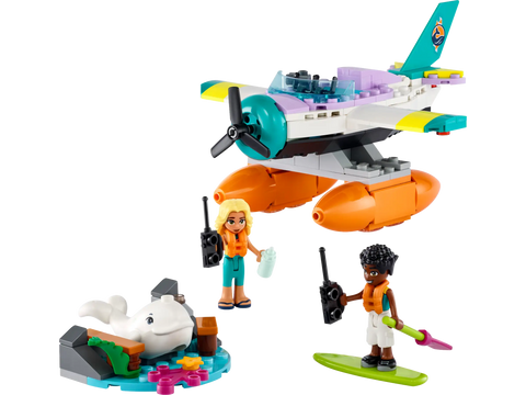 LEGO 41752 Friends Sea Rescue Plane Toy with Whale Figure