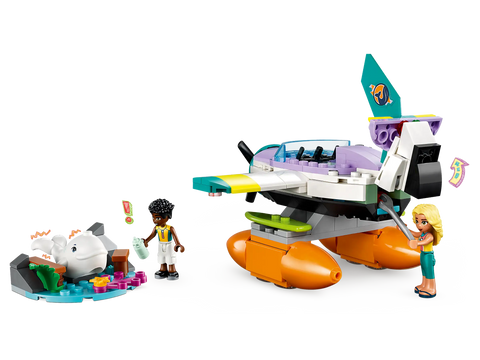 LEGO 41752 Friends Sea Rescue Plane Toy with Whale Figure