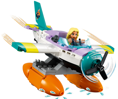 LEGO 41752 Friends Sea Rescue Plane Toy with Whale Figure