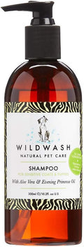 WildWash  Sensitive Shampoo for Dogs with Itchy Allergy Skin & Puppies 300ml