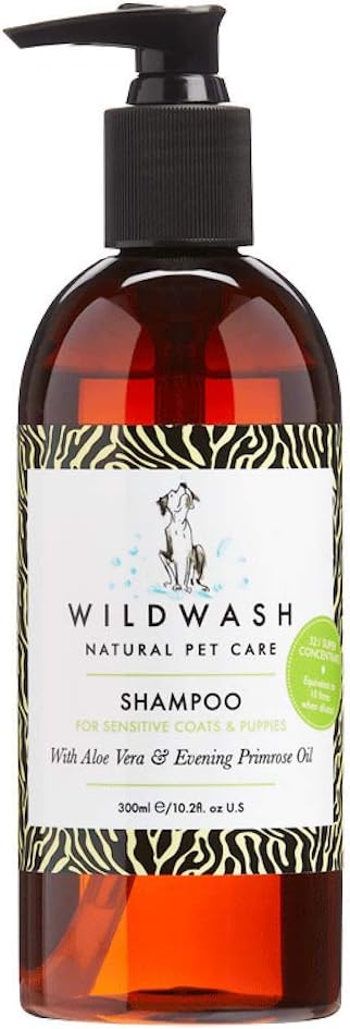 WildWash - Sensitive Shampoo for Dogs with Itchy Allergy Skin and Puppies 300ml