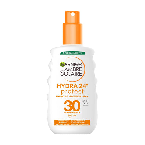 Garnier - Ambre Solaire Ultra-Hydrating Sun Cream Spray SPF30, 200ml