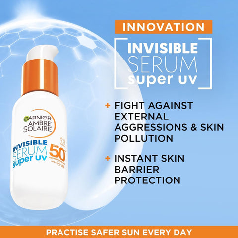 Garnier Ambre Solaire SPF 50+ Super UV Invisible Face Serum