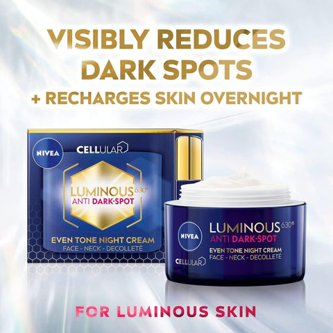 Nivea Cellular Luminous 630 Anti-Dark Spot Night Cream - 50ml