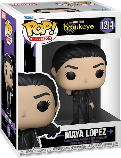 FUNKO POP! Television Marvel Hawkeye Maya Lopez Bobble-Head Vinyl Figure #1214 | Damaged Packaging