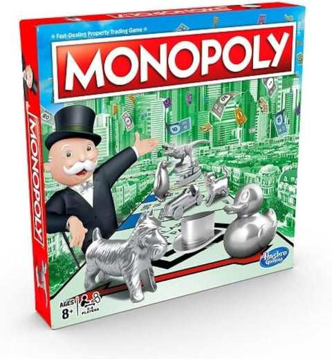 Monopoly Board Game, Family Time Games for Adults and Children, 2 to 6 Players