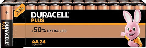 Duracell Plus AA Batteries Pack of 24 | Damaged Packaging