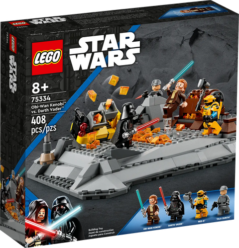 LEGO 75334 Star Wars Obi-Wan Kenobi vs. Darth Vader Set