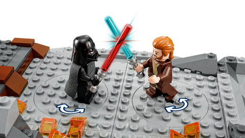 LEGO 75334 Star Wars Obi-Wan Kenobi vs. Darth Vader Set