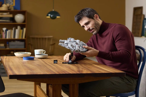 LEGO 75375 star wars millennium falcon model set for adults