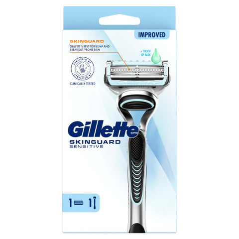 Gillette SkinGuard Sensitive Men’s Razor, 1 Handle, 1 Blade Refills