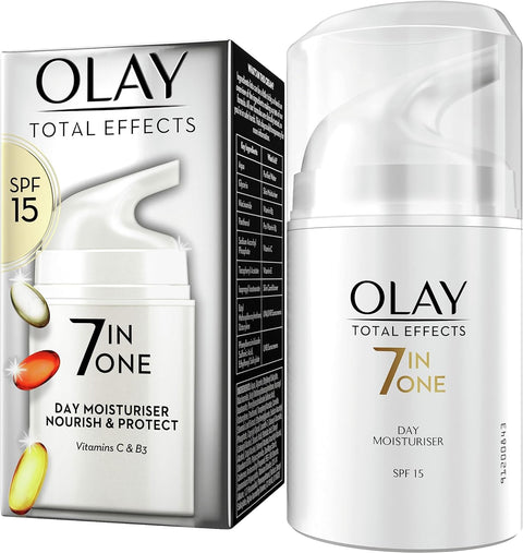 Olay Total Effects Anti-Ageing 7in1 Day Moisturiser With SPF15 - 50ml