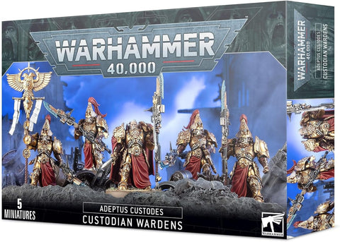 Warhammer 40k Adeptus Custodes, Citadel Miniatures - Warhammer 40K Adeptus Custodes - Custodian Wardens