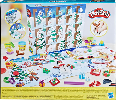 Play-Doh Advent Calendar Toy for Children 3 Years and Up with Over 24 Surprises