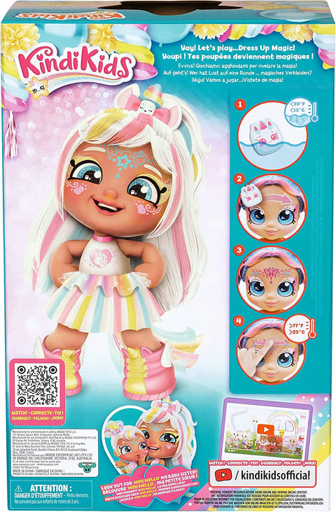 Kindi Kids Dress Up Magic Marsha Mello Unicorn Face Paint Doll | Damaged Packaging