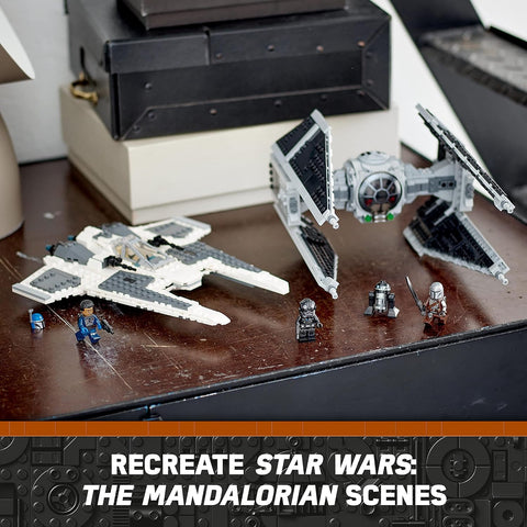 LEGO - Star Wars Mandalorian Fang Fighter vs. TIE Interceptor, Starfighter #75348