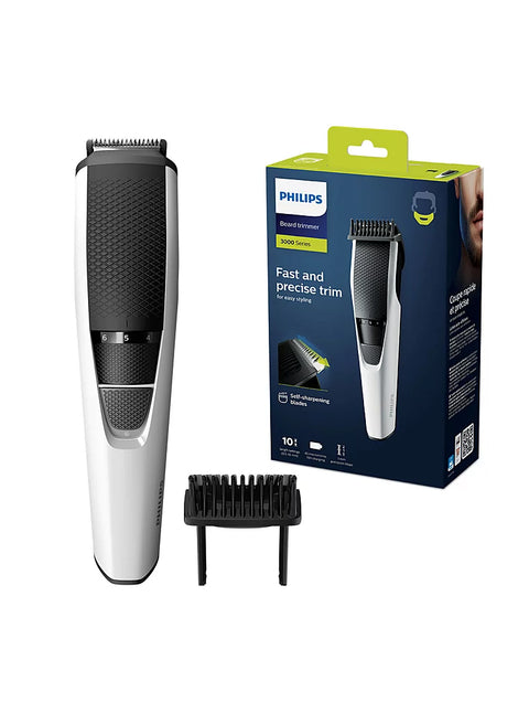 Philips Series 3000 Beard & Stubble Trimmer with Stainless Steel Blades BT3206/13