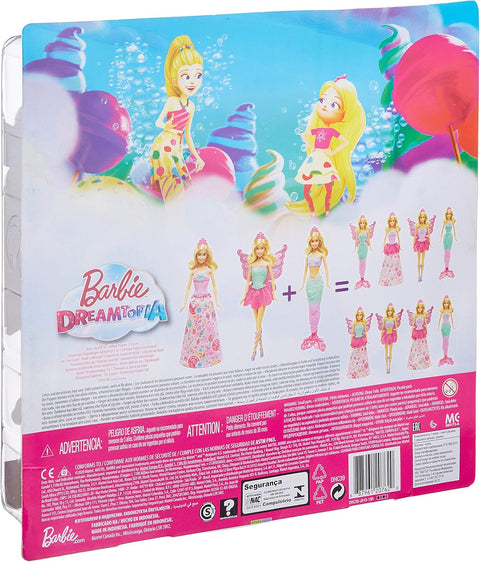 Barbie Dreamtopia Fairytale Dress Up & Mermaid Doll, Mattel | Damaged Packaging