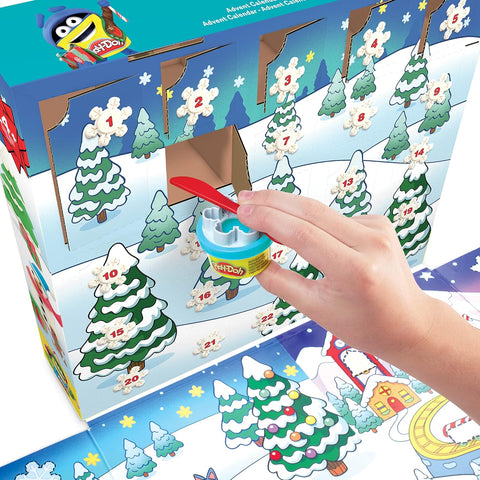 Play-Doh Advent Calendar Toy for Children 3 Years and Up with Over 24 Surprises