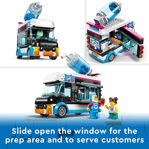 LEGO 60384 City Penguin Slushy Van, Truck