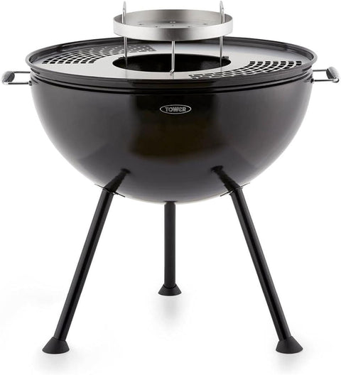 Tower 2-In-1 Fire Pit And BBQ
