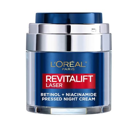 L’Oreal Paris Revitalift Laser Renew Retinol + Niacinamide Pressed Night Cream
