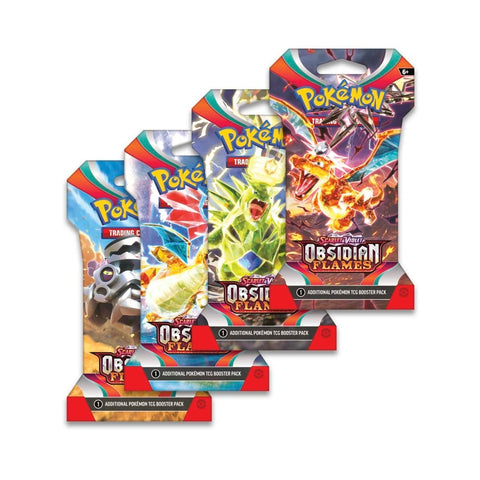 Pokemon Scarlet & Violet Obsidian Flames Sleeved Booster Pack