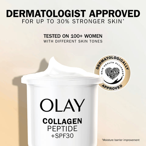 Olay Collagen Peptide Day Cream Face Moisturiser SPF 30 REFILL