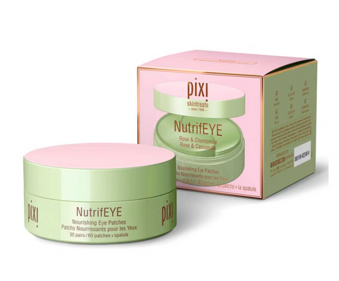 Pixi Nourishing Eye Patches Hydrogel infused with Rose Extract & Aloe Vera - NutrifEYE - 30 Pairs