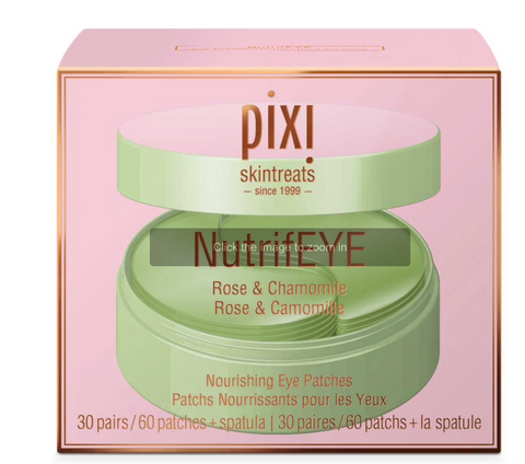 Pixi Nourishing Eye Patches Hydrogel infused with Rose Extract & Aloe Vera - NutrifEYE - 30 Pairs