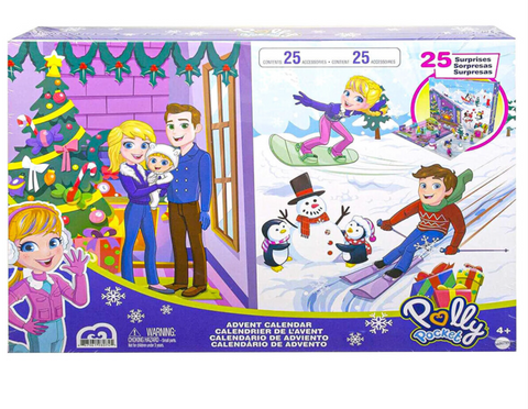 Polly Pocket Advent Calendar with Winter Family Fun Theme 2021