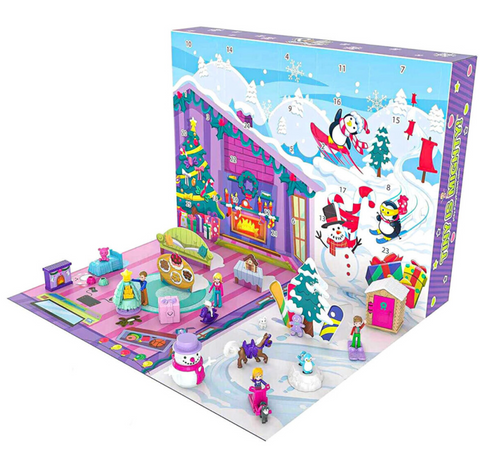 Polly Pocket Advent Calendar with Winter Family Fun Theme 2021