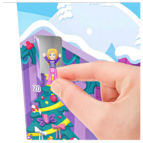 Polly Pocket Advent Calendar with Winter Family Fun Theme 2021