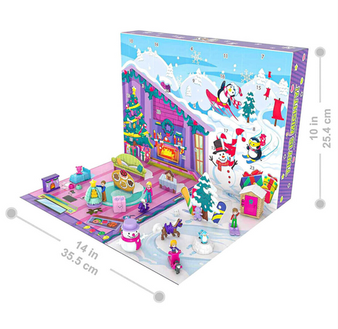 Polly Pocket Advent Calendar with Winter Family Fun Theme 2021