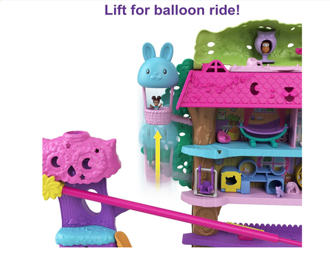 Mattel Polly Pocket Pet Adventure Treehouse | Damaged Packaging