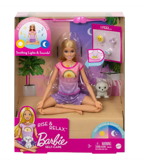 Barbie Self-Care Rise & Relax Fashion Doll