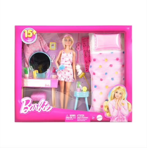 Barbie Doll &amp; Bedroom Playset