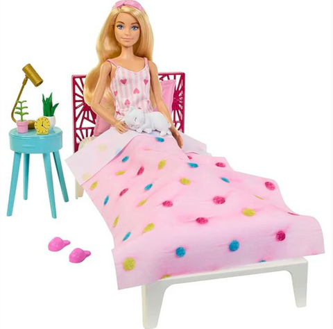 Barbie Doll & Bedroom Playset | Damaged Packaging