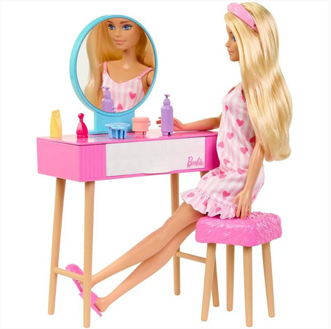 Barbie Doll & Bedroom Playset | Damaged Packaging