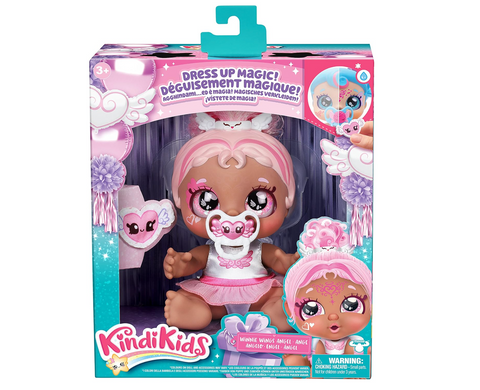 Kindi Kids Dress Up Magic Doll Baby Sister Winnie Wings Angel