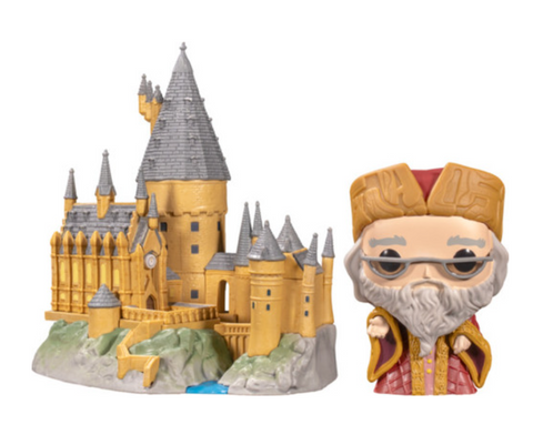 Funko POP Town 27 Harry Potter Hogwarts & Dumbledore Figure | Damaged Packaging