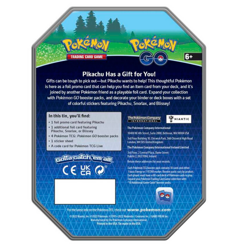 Pokemon GO Tin