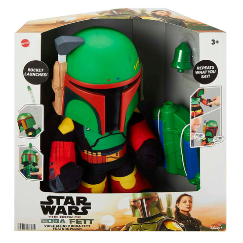 Star Wars Boba Fett Voice Cloner Feature Plush