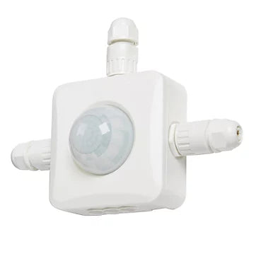 Colours Drake White Mains-powered PIR Motion sensor | Clearance